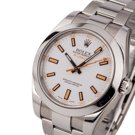 rolex milgays|rolex milgauss white.